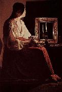 Georges de La Tour The Penitent Magdalene, Metropolitan Germany oil painting artist